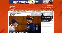Desktop Screenshot of chicagobears.com